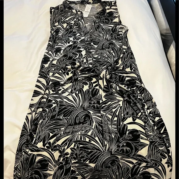 white house black market plus size dresses Final Sale Plus Size Halter Maxi Dress in Black & White  Chic And Curvy